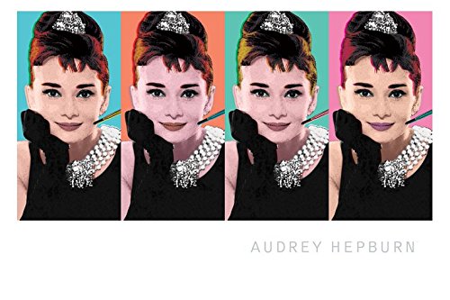 Audrey Hepburn - Pop Art - 61X91,5 Cm Affiche / Poster