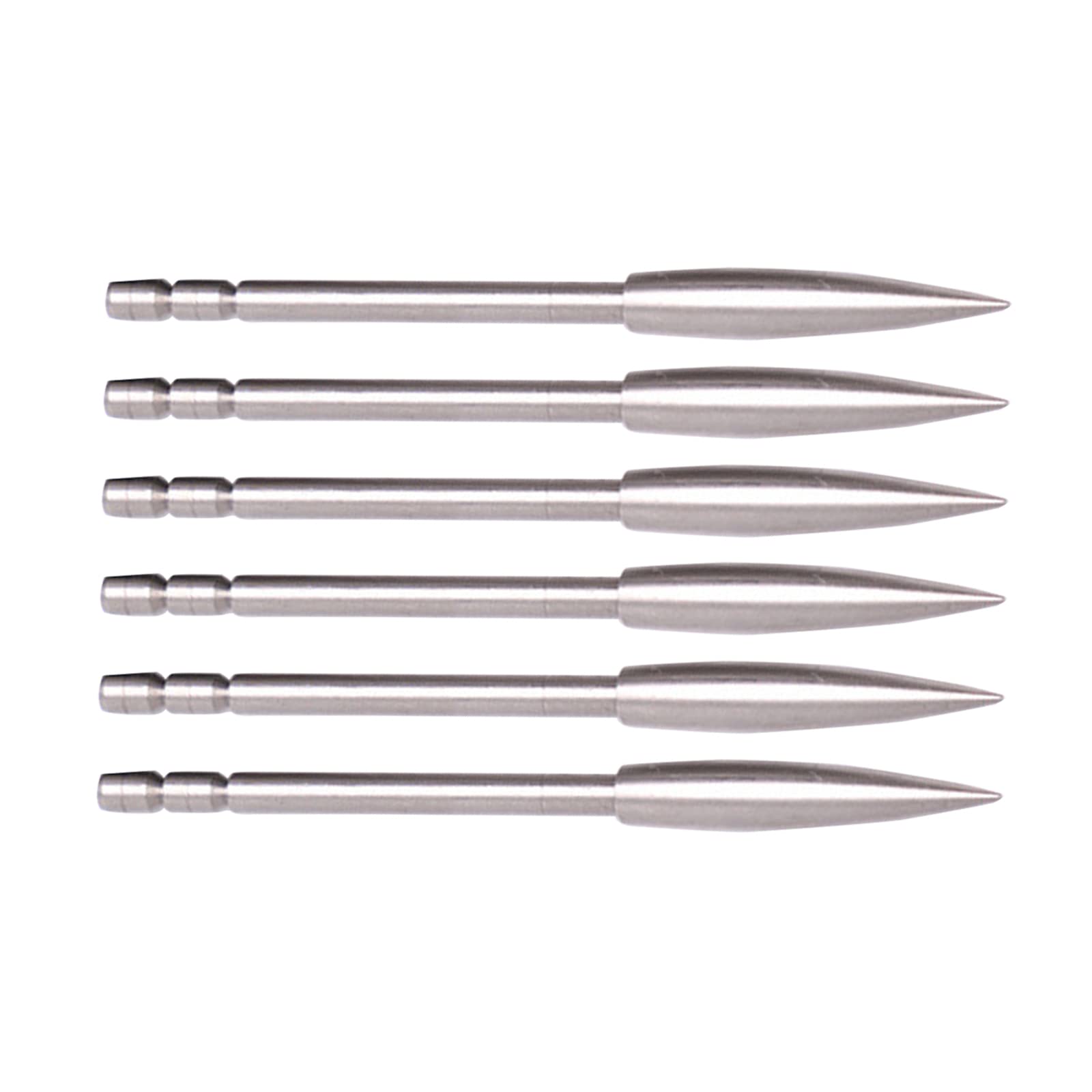 12 pz Tiro con L'Arco Freccia Campo Punti Caccia Inserto Punte di Freccia in Acciaio Inox Punta Punta 80-200 Grano Broadhead per ID 4.2mm Frecce Albero