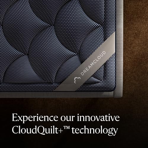Image of DreamCloud Luxe 14 inch Queen Mattress - Luxury Hybrid Gel Memory Foam - 365 Night Trial - Back Pain Relief - Fiberglass Free - Forever Warranty - Mattress in a Box - CertiPUR-US Certified