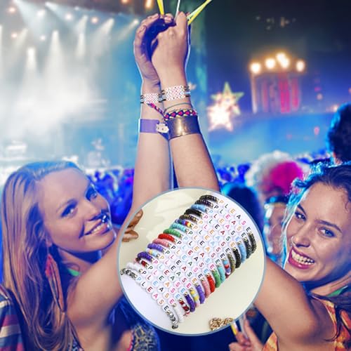 Taouzi 𝐁𝐞𝐚𝐝𝐞𝐝 𝐅𝐫𝐢𝐞𝐧𝐝𝐬𝐡𝐢𝐩 𝐁𝐫𝐚𝐜𝐞𝐥𝐞𝐭𝐬 for Women Bulk Handmade Stackable Stretch Beads Bracelets Christmas Friendship Jewelry Gifts for Women Men2