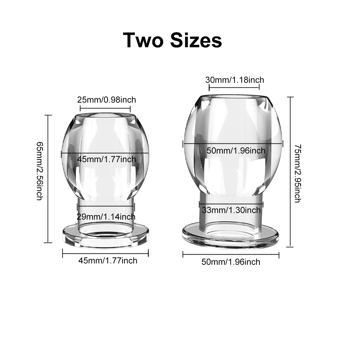 Amazon.com: Tabuy Hollow Anal Plug Vaginal Dilator Speculum, TPE  Transparent Anal Plug Anal Speculum Vaginal Stretcher Tunnel Anal Dilator  BDSM Enema Toys Sex Toys for Adult Men Women (2 Pcs Style B) :