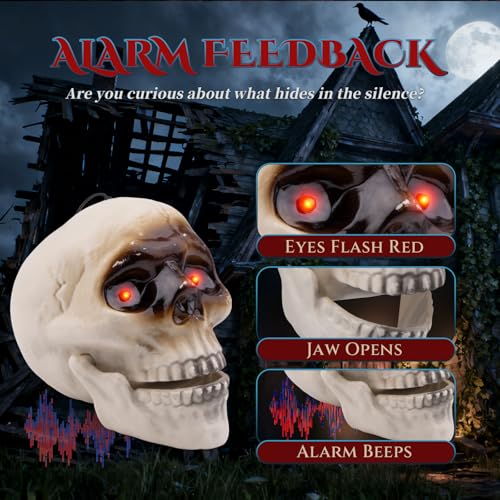 Kit detector paranormal Briidea con ojos rojos y alarma miniatura 3