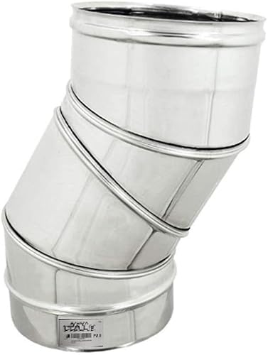 Curva Gomito Regolabile da 0°a 90° per canna