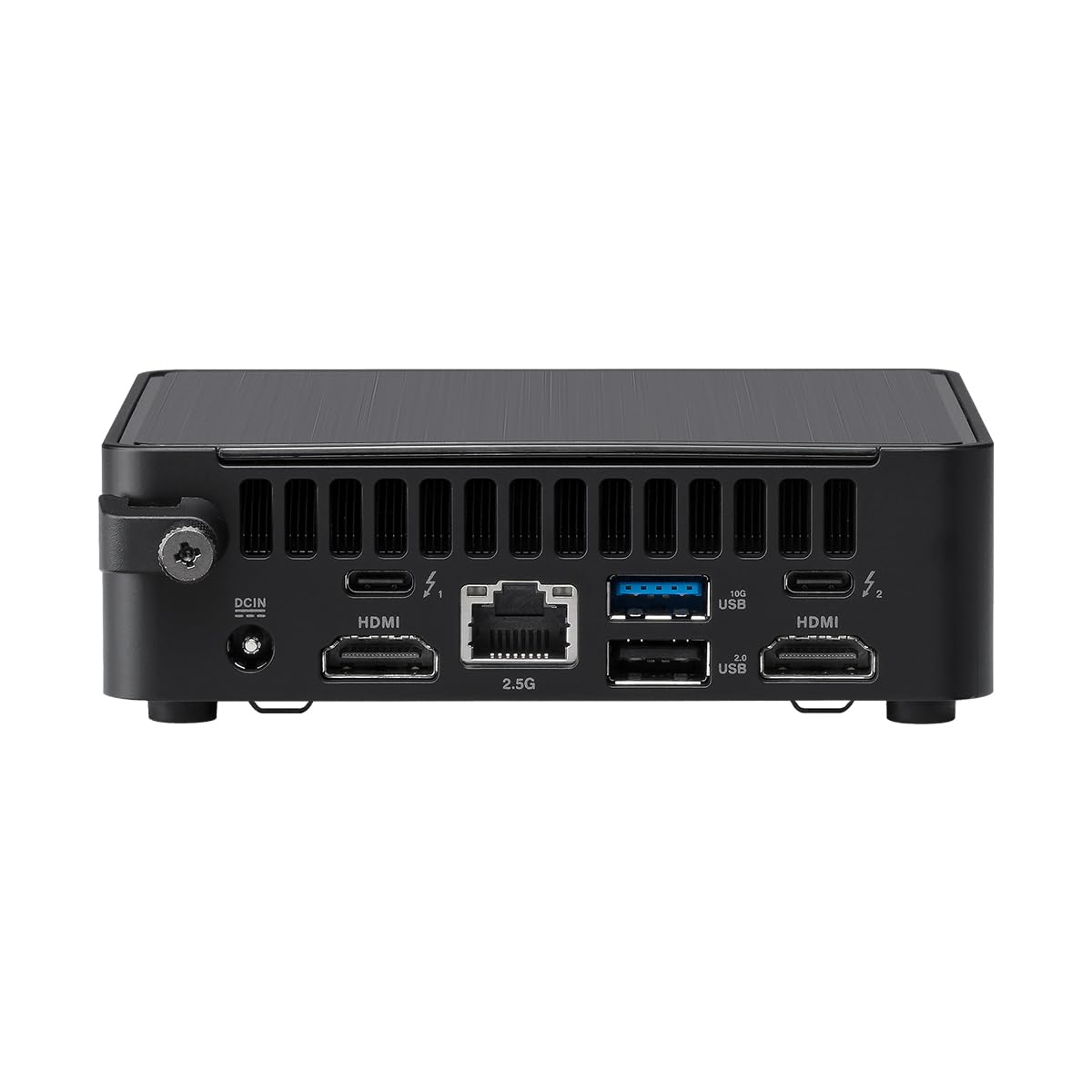Mini PC NUC14 Pro con Intel Core Ultra 5 125H, grafica Intel Arc, supporta fino a 96 GB di RAM DDR5, Dual Thunderbolt 4, display Quad 4K, 2.5G LAN, WiFi6E (Slim, Barebone)