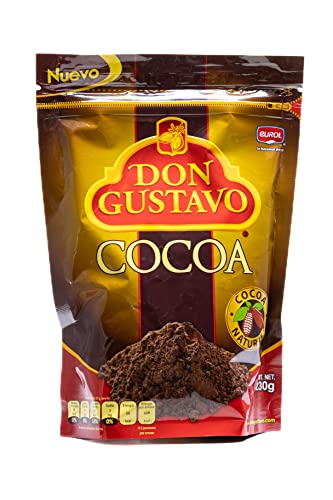 Recopilación de Chocolate para Fuente Walmart - 5 favoritos. 42 DON GUSTAVO, Cocoa, cacao en polvo, sin azucar, ideal para repostería o crear bebidas, con ingredientes naturales, bajo azucar y calorias, cacao fuente de minerales, sabor...