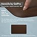 NewLife by GelPro Anti-Fatigue Designer Comfort Kitchen Floor Mat Stain Resistant Surface with 5/8” thick ergo-foam core for health and wellness 18x30 Grasscloth Java