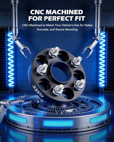 Image of Orion Motor Tech 5x100 Wheel Spacers, 1 inch Wheel Adapters with Studs Compatible with Subaru Outback Forester Impreza Crosstrek Scion FR-S More, 25mm Spacer Kit, Set of 4