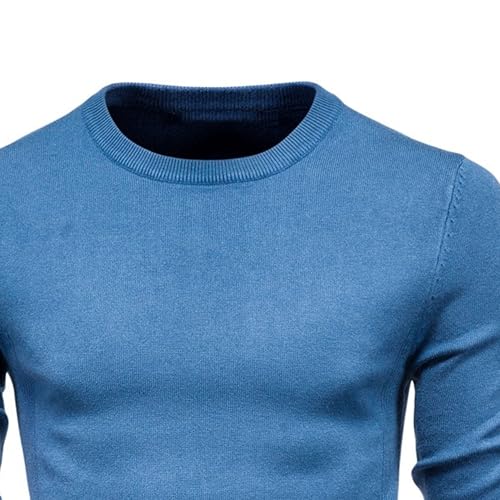Men's Comfort Winter Knitted Pullover Crew Neck Classic Casual Sweater Solid Fashion Winter Outdoor Sweaters3