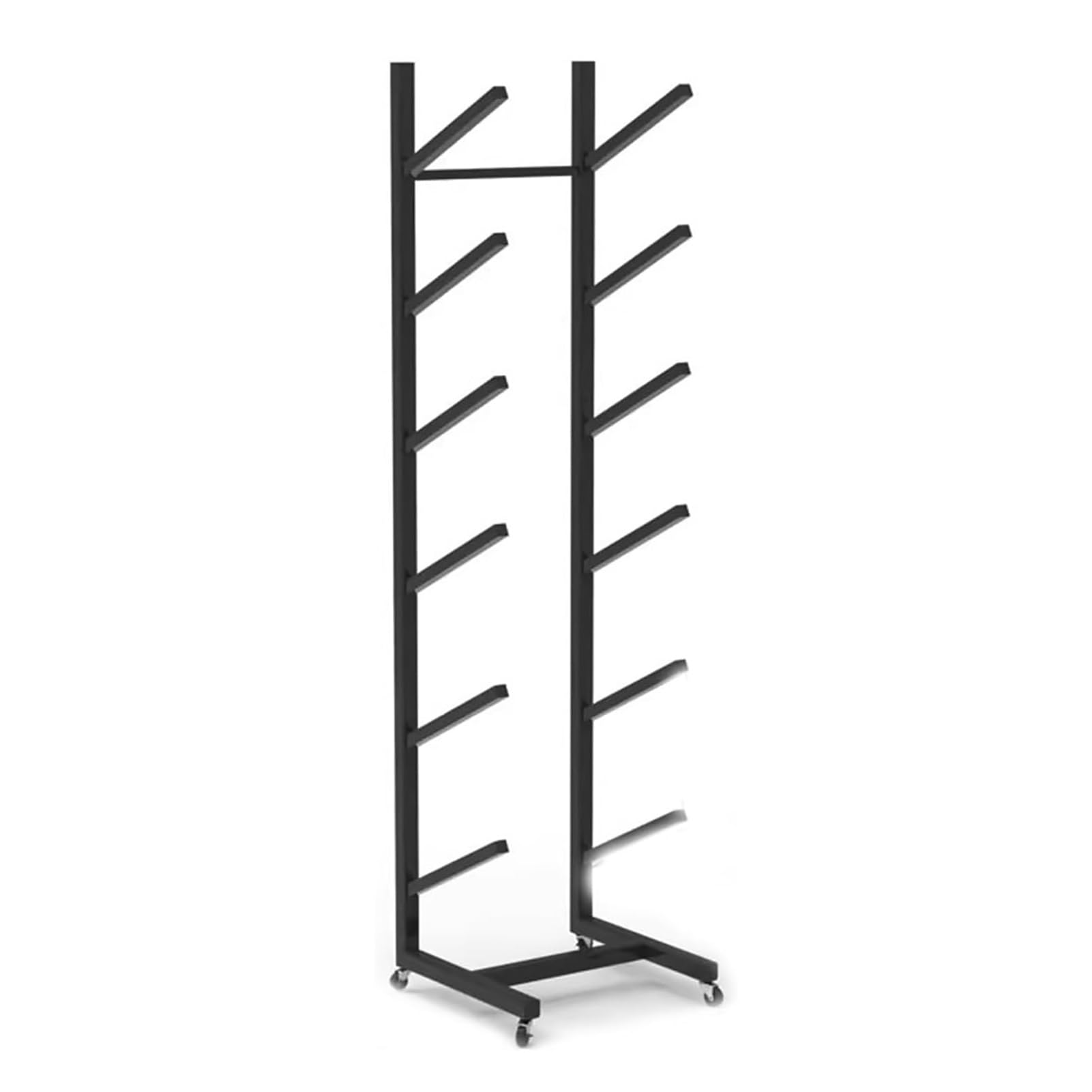 HOFSSI Skateboard Rack Floor Stand?Skateboard Organizer,Snowboard Storage Rack Free Standing, Skateboard Display Stand for Home Gym/Studio Corner(102x25x25cm)