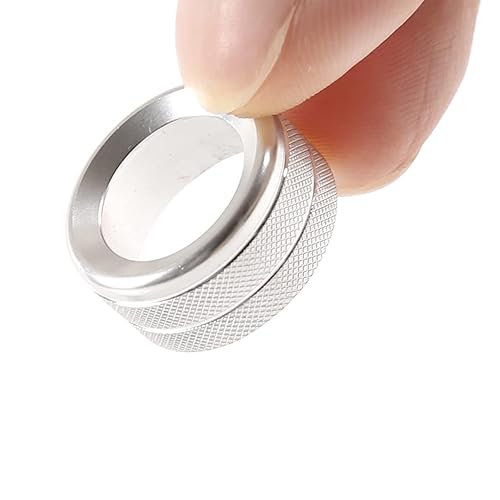 Miniatura 7 de Perilla de volumen de aleación de aluminio y perilla de ajuste del espejo retrovisor para Toyota Hilux 2015-2021 accesorios del coche (plata)