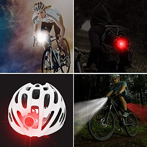 FAYAZ Bike Light Set,Cycling Front Light & Rear Light, USB Rechargeable Bike Light Set Easy to Fit, Waterproof Mountain Road Bike Lights Rechargeable, Safety & Easy Mount LED Cycle Lights, Black - Image 6