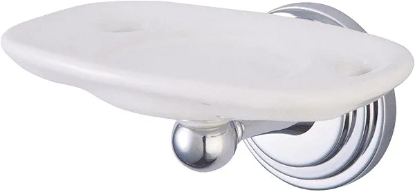 Kingston Brass BA2716C Milano Toothbrush with Tumbler Holders, Polished Chrome