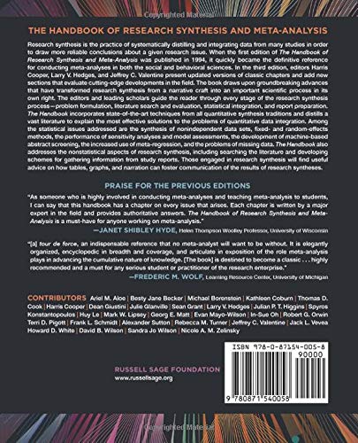 The Handbook of Research Synthesis and Meta-Analysis - Image 2