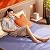 YYFANG Plush Thermal Blanket, Soak Up The Warmth All Night Long, Multiple Heating Settings, Customizable Comfort, Auto-Off Function, Great for Cold Nights (Color : Black, Size : 180x80cm)