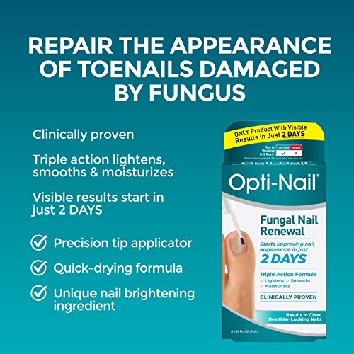 Opti-Nail Fungal Nail Repair With Brush Applicator, Restores The Healthy Appearance Of Nails Discolored Or Damaged By Nail Fungus #TOP4