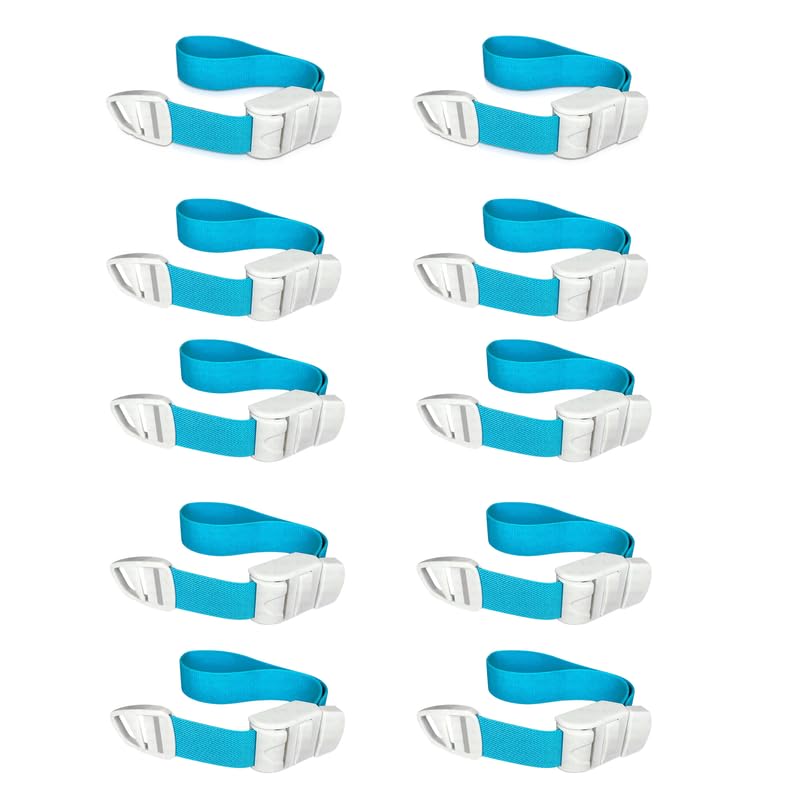 OTICA Medical Tourniquet Band for Blood Collection Adjustable Quick Release Buckle Medical Emergency Tourniquet Belt With High Elasticity for Hospital and Medical First Aid Phlebotomy Use Pack of 10