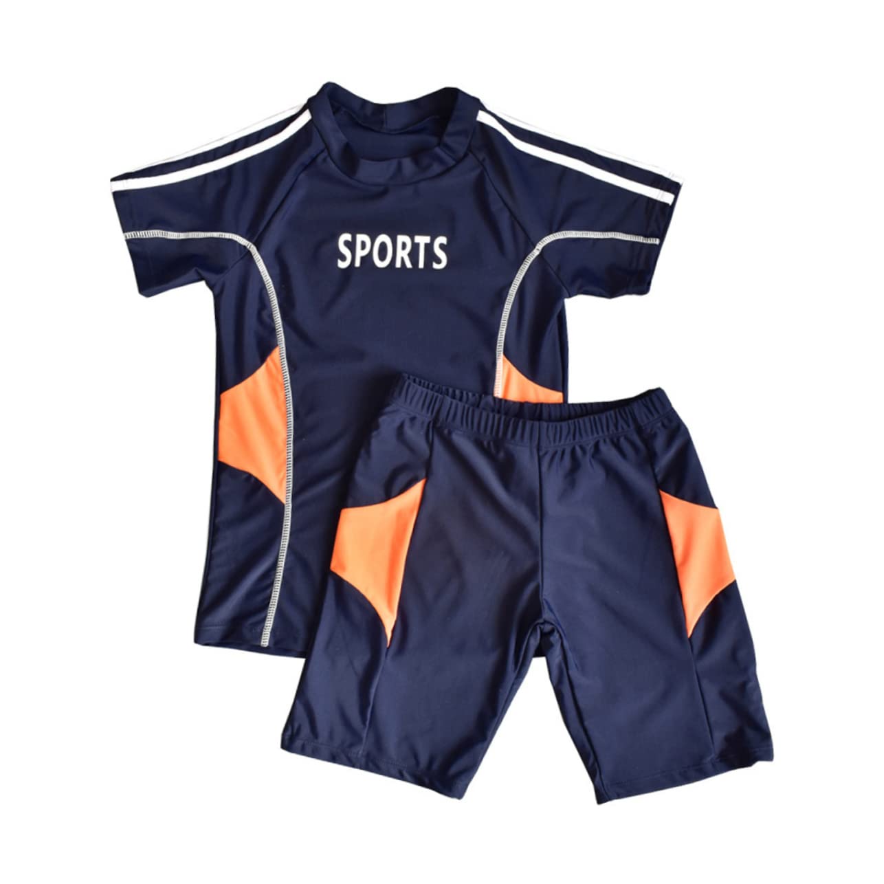 1 Set Costume Da Bagno Ragazzo Beachwear In Nylon