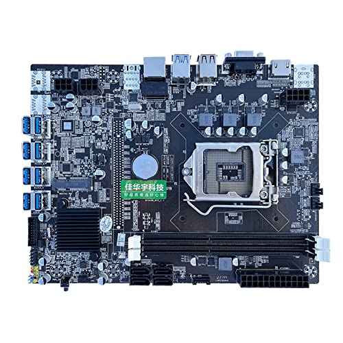 Carte mère B75 minière avec CPU et 8 ports USB3.0 vers PCIE LGA1155
