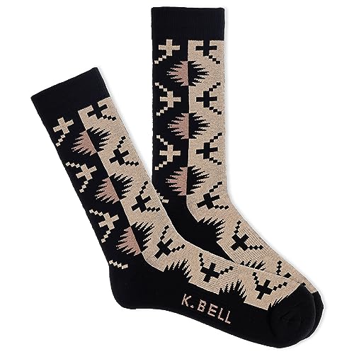 Chaussettes homme K. Bell Sonora noir 48-48 pour en finir avec les pieds comprimés