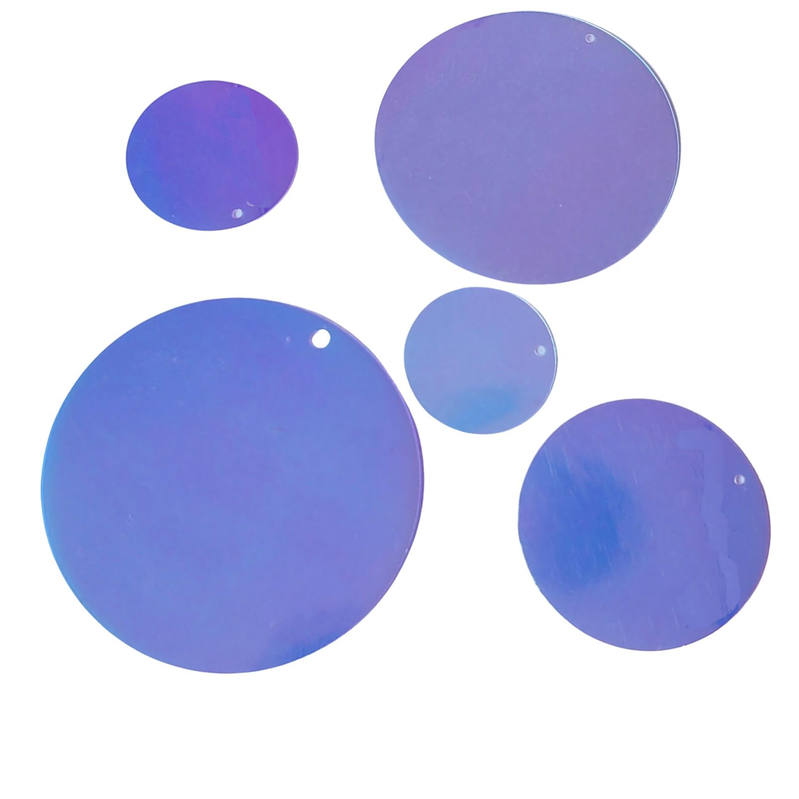 Paillettes Rondes Violet - 0,4mm - 40 Ml Pour Plastique Liquide - PLSPAI408