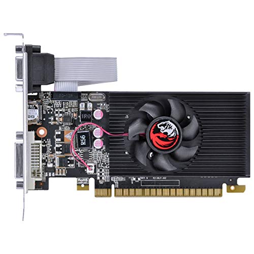 PLACA DE VIDEO NVIDIA GEFORCE GT 710 2GB DDR3 64 BITS COM KIT LOW PROFILE SINGLE FAN - PA710GT6402D3LP - PCYES - Imagem 3