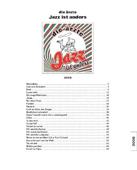 その他 Die Aerzte: Jazz Ist Anders - Notenfreund その他 Die Aerzte: Jazz Ist Anders - Notenfreund Amazon.co