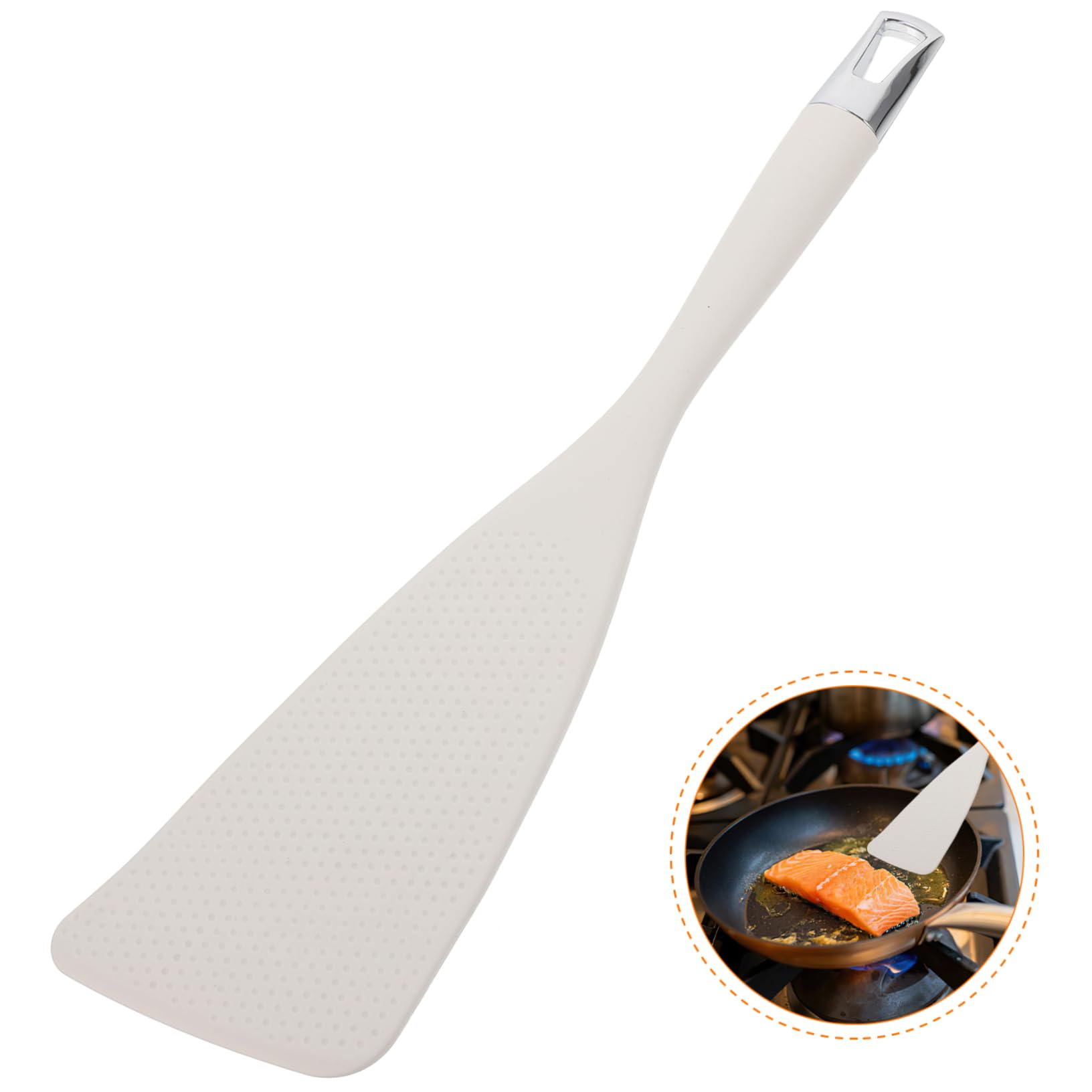 IMIKEYA 5 Stück Pfannenwender Für Gebratenen Fisch Wok Kleiner Pfannenwender Antihaft Silikonspatel Steakspatel Wiederverwendbarer Silikonspatel Silikon Fischspatel Haushalts