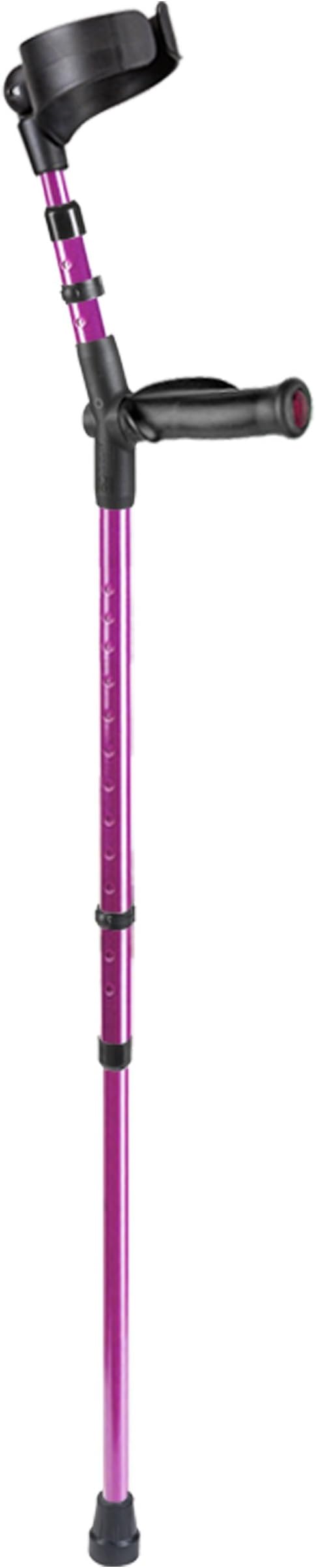 Ossenberg Pink Anatomic Soft Grip Closed Cuff Forearm Crutch - Left