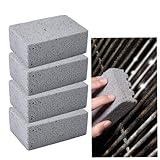 4 Piezas Piedra de Limpieza de Pómez, Ladrillo de Limpieza de Parrilla eliminador de Cal para Parrilla, óxido, Azulejos Ducha, Lavabo Horno Cocina Estufas