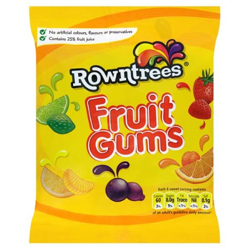 Rowntree's Fruit Gums 12X170G