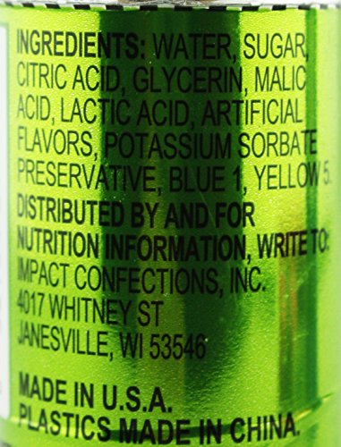 Warheads Super Sour Candy Spray Bottles, Sampler, Bundle, (.68 Oz. Bottles), Blue Raspberry, Apple And Watermelon #TOP5