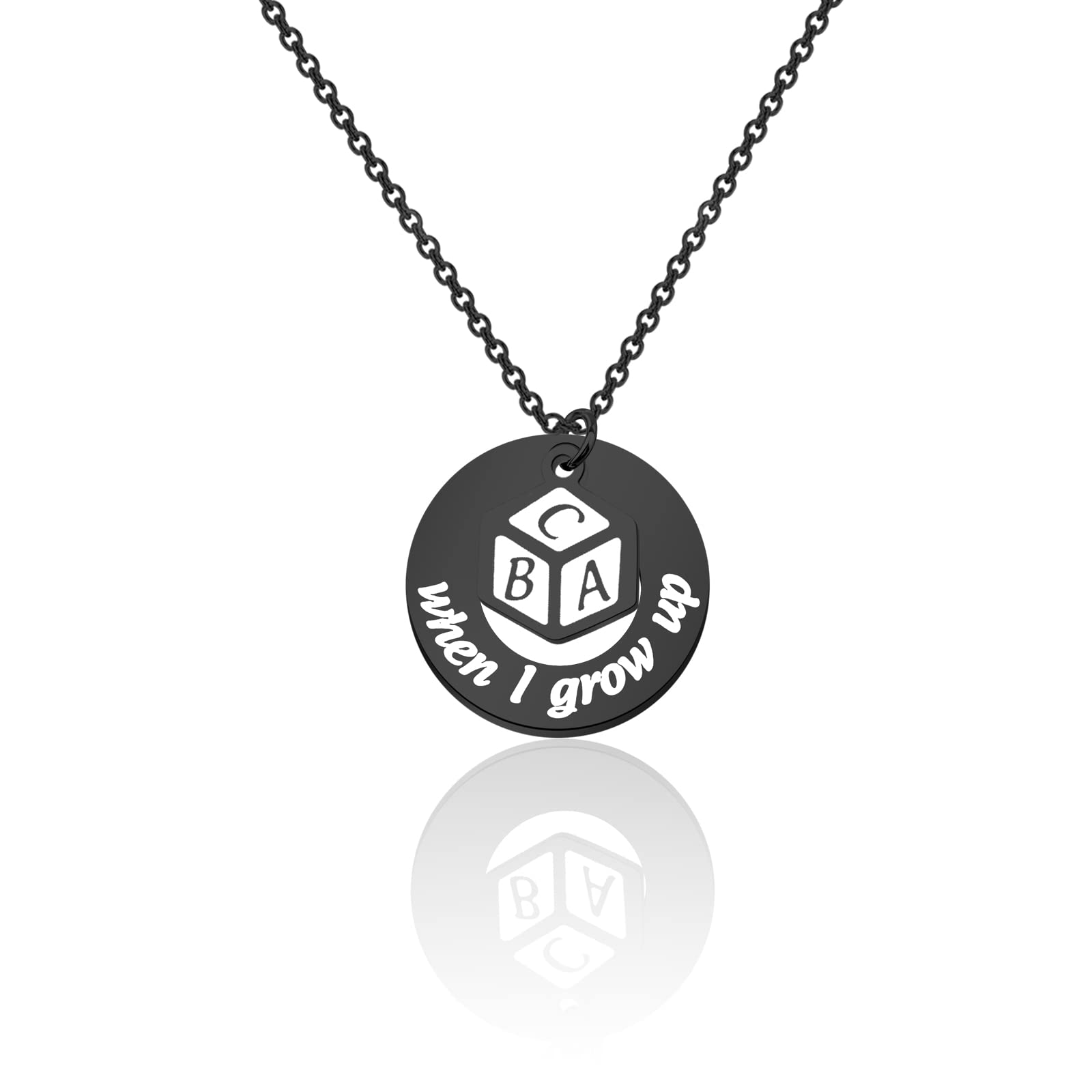 AKTAPAKTAP Musical Movie Inspired Necklace When I Grow Up Musical Theatre Lover Jewelry for Women Girls