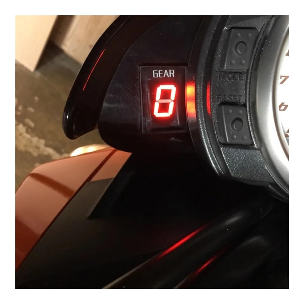 LUTFI Indicador de Marcha Motocicleta Indicador De Marchas De Velocidad De 1-6 Nivelesmotocicleta para GSF600 GSF650 GSF1200 para Bandit GSF 650 1200 XF650 SV650 TL1000S