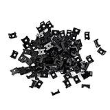 QualGear CM1-B-100-P Cable Tie Mount, Black