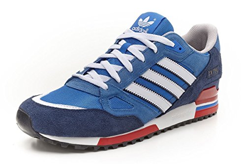 adidas ZX 750, Zapatillas de running para Hombre, Blue Red White, 40 2/3 EU