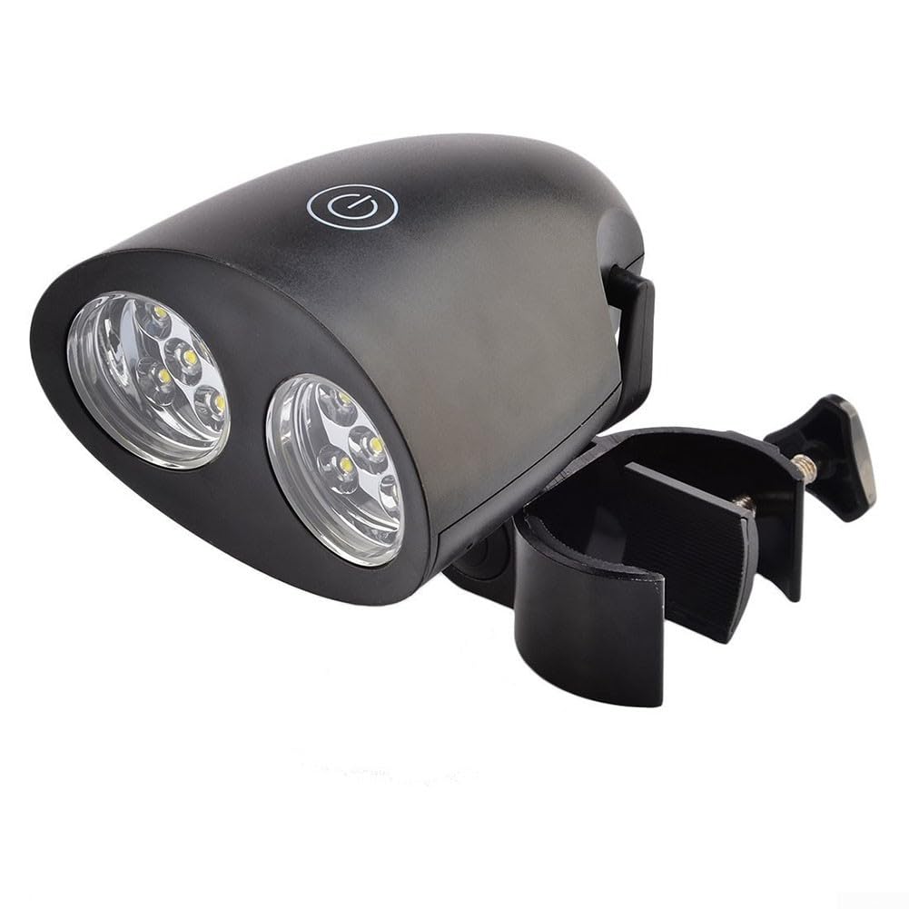 Lampe BBQ LED Réglable - 10 LEDs, Pince En C | Éclairage Barbecue Extérieur, Camping