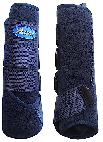 CHALLENGER Medium Horse Sports Medicine Front Pair Leg Splint Boots 41NVA
