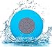 Soundbot® Waterproof Shower Speaker HD Water Resistant Bluetooth Handsfree Portable with Loud Clear Sounds 6+hrs of Playtime, Wireless Suction Cup Small Durable for Outdoors Travel Home SB510 (Blue)