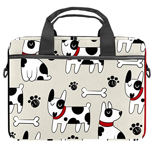 Sacoche ordinateur portable 13-14.5 pouces antichoc à motif dalmatien