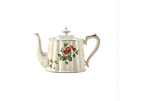 Retro Ceramic Strawberry Tea Pot