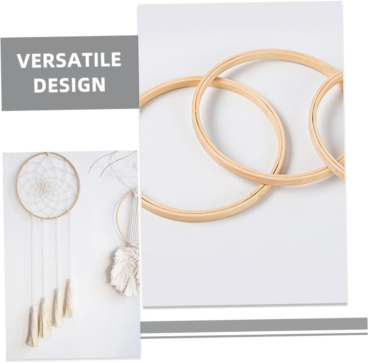 PLAFOPE 10pcs Wreath Dream Catcher Frames for Crafts No for Home Decor Weddings and Creative Projects