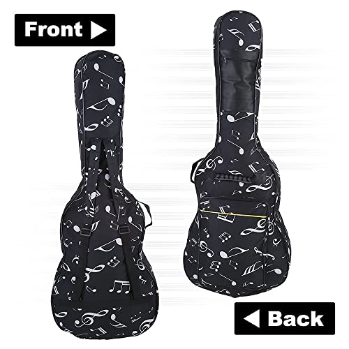 Tamkyo Étui pour guitare acoustique, sac à dos pour guitare acoustique de 99/101/104 cm avec double sangles et poignées… - Les Beatles, Paul McCartney, John Lennon, RIngo Starr, George Harrison Tamkyo Étui pour guitare acoustique, sac à dos pour guitare acoustique de 99/101/104 cm avec double sangles et poignées… – Image 3