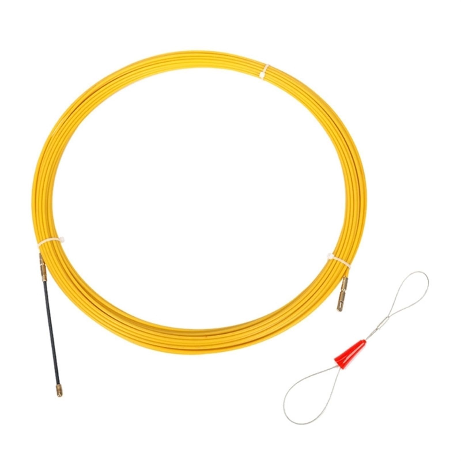Kit de cinta pasacables de fibra de vidrio naranja de 3-6 mm y 5-30 m for pasar cables a través de la pared(Inner Diameter 6mm,30m)
