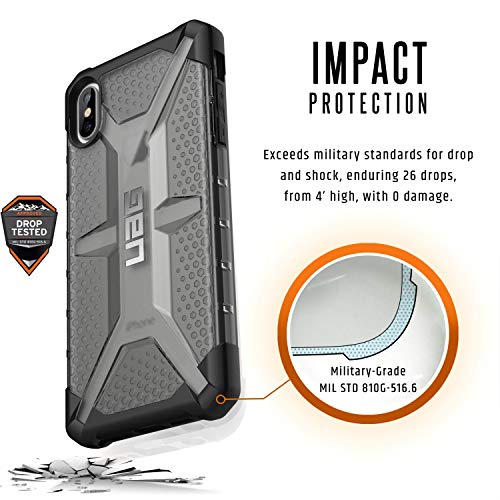 Coque iPhone XS Max UAG Cendre protection antichoc robuste