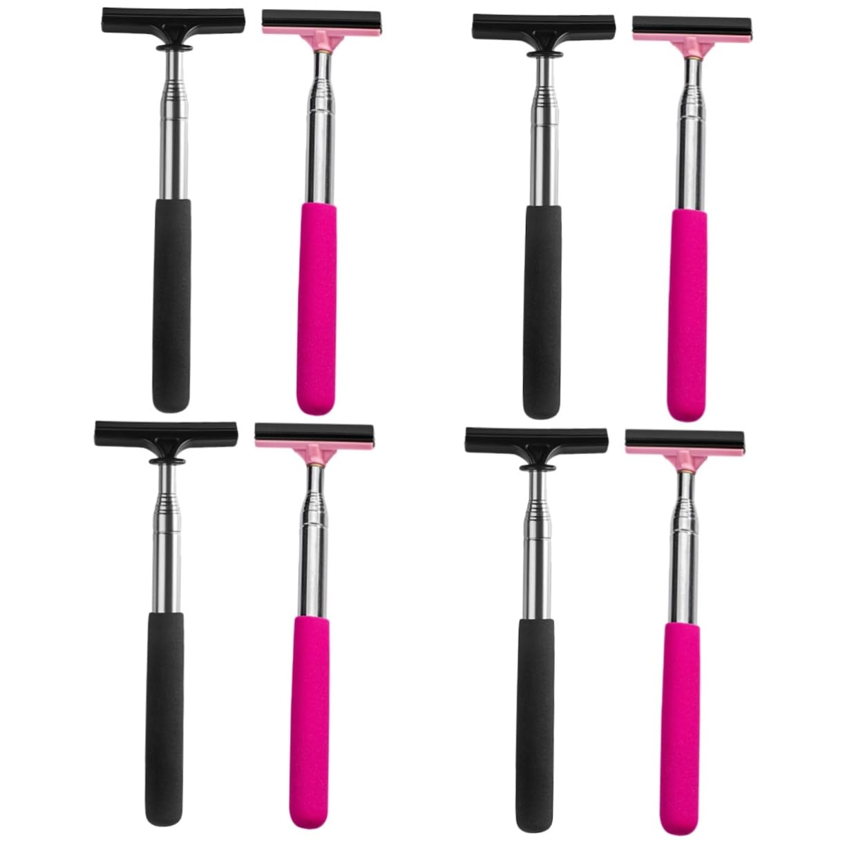 Gatuida 8pièces Raclettes Rétractables pour Miroirs De Voiture Outils De Nettoyage Pratiques Et Portables pour Rétroviseurs Élimine Humidité Buée