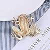 YAHOYA Mode de Luxe Femmes Strass Broche Grenouille Animal Élégant Cristal Émail Pin Broches pour Femmes Accessoires Bonnes épingles Cadeaux #3