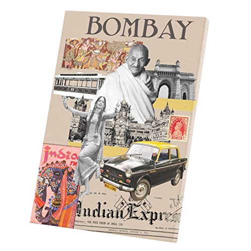 Toile imprimée Bombay voyage Inde pour sublimer le mur de votre salon