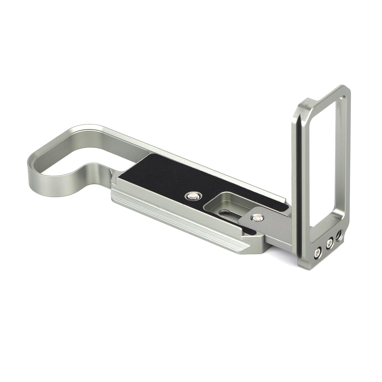 Uchwyt kamery w kształcie litery L do kamery Hasselblad X2D / X2D II / 100C, wspornik płyty L pionowa płyta Arca Quick Release metalowy uchwyt na statyw (kolor tytanowy)