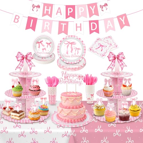Save 50% on 198-Piece Pink Ribbon Party Kit - Image 8