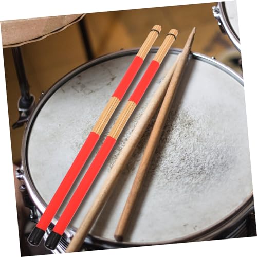 Kit de baquetas y cepillos para batería con funda miniatura 2